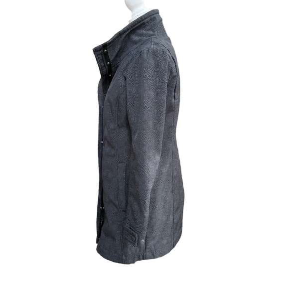 Title Nine Womens Grey Water Resistant Gray Mid Length Winter Jacket Size S - Picture 4 of 13